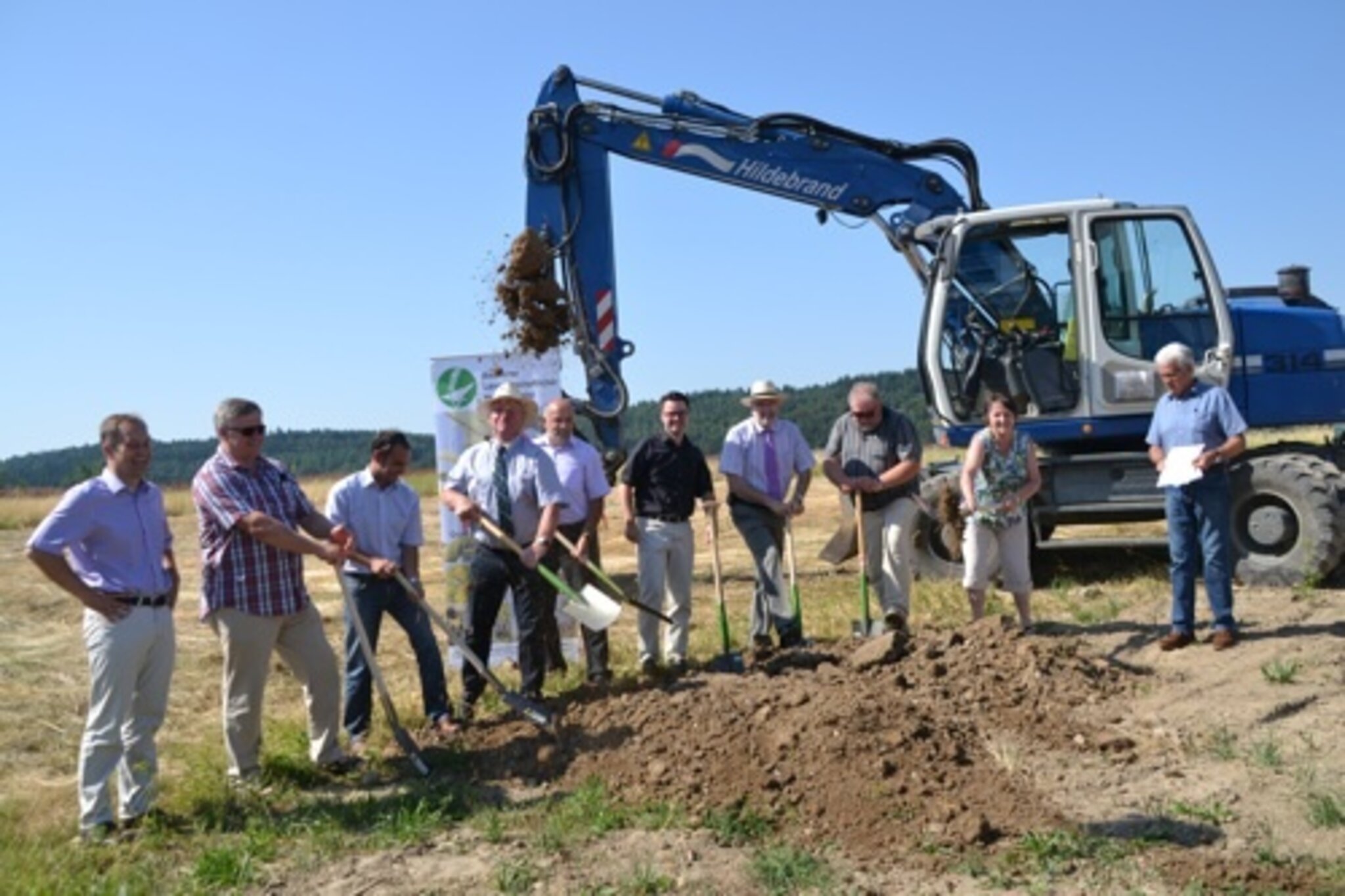 Richtfest: BLHV erhält neue Geschäftsstelle im »Blumhof«: Sekt vom ...