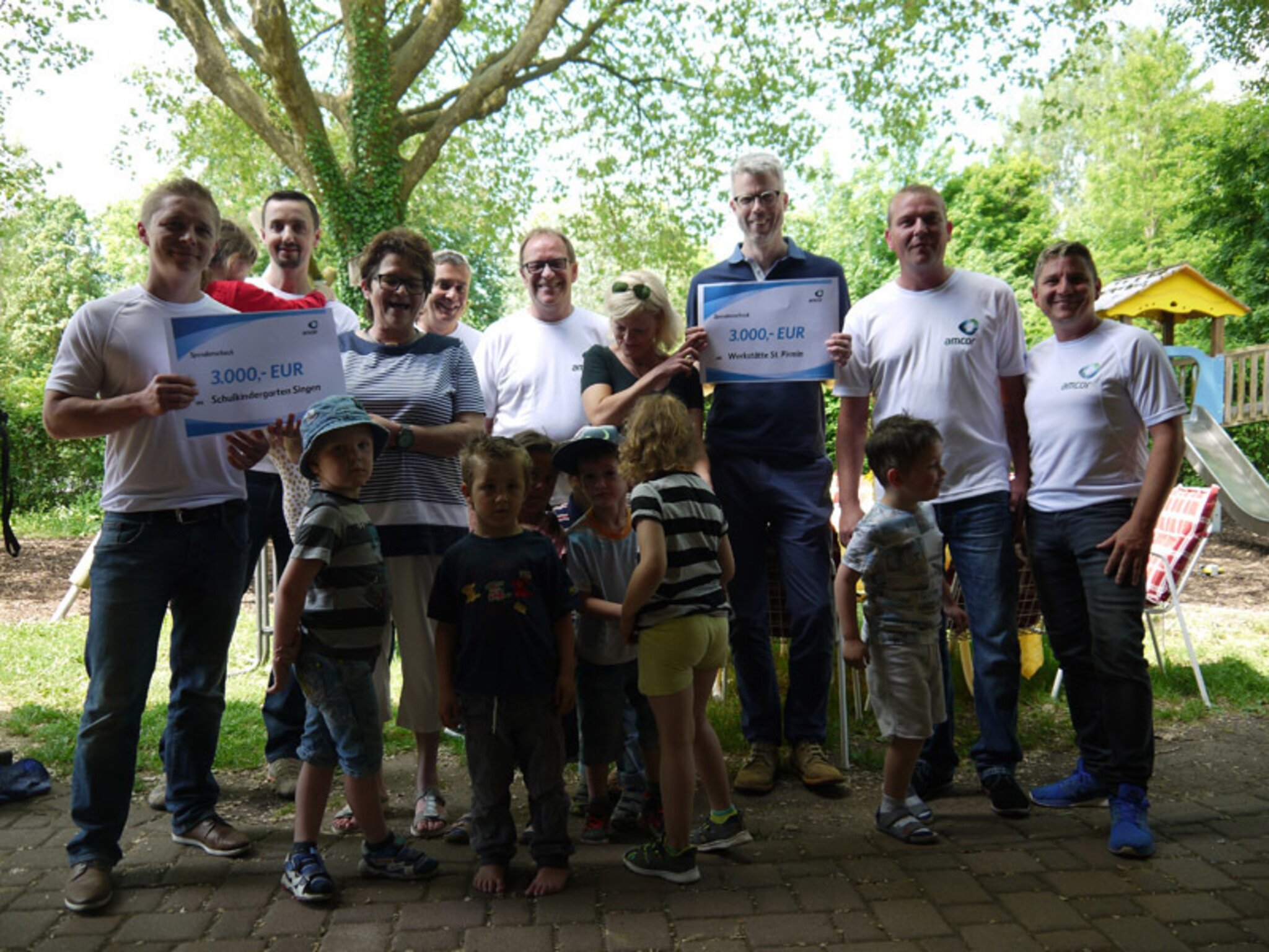 Werkstätte St. Pirmin und Schulkindergarten Lindenhain als Empfänger