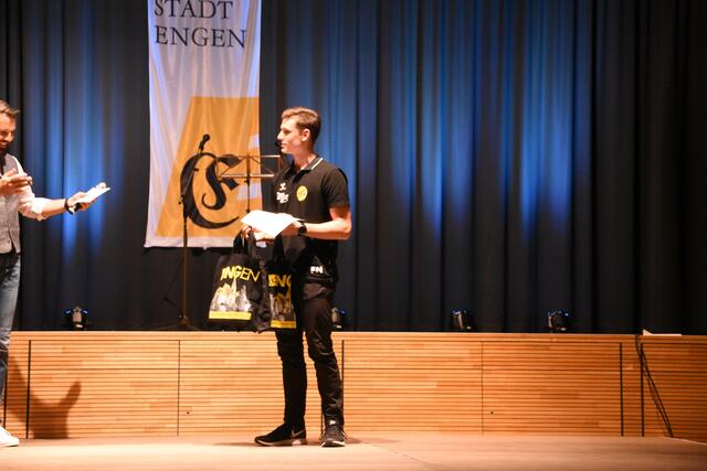 Der Engener Handballtorhüter beim HSG Konstanz Noah Frensel. | Foto: ak
