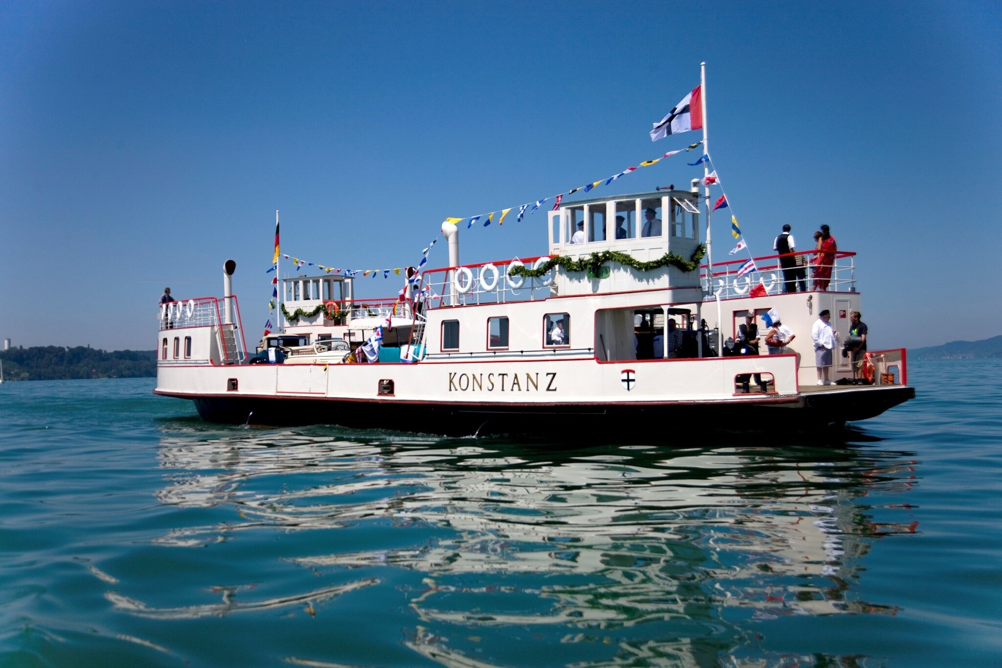 Die Fahrten sind ein richtiges Fest: Historische Fähre »Konstanz ...