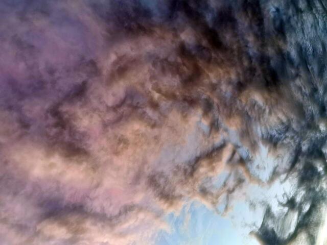 Wolkenwirbel im Mai über dem Hegauer Himmel.