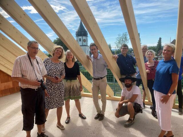 Richtfest am neuen Messmer-Kindergarten in Markelfingen. | Foto: Grunewald