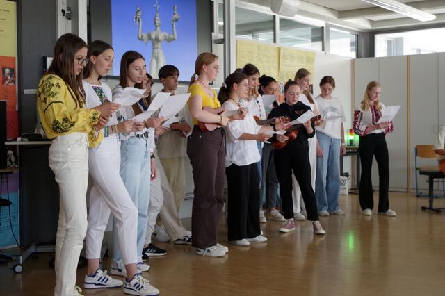 Besuch aus der Ukraine beim Nellenburg-Gymnasium in Radolfzell – trotz Krieg.