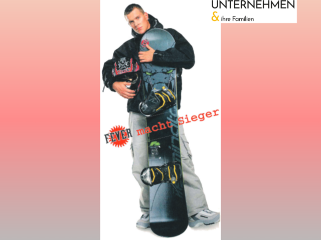 Alexander Kupprion im Fever-Katalog von 2003/2004. | Foto: Sport Müller