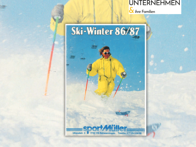 Jürgen Müller als „Covermodel“ für den Katalog von 1986/1987. | Foto: Sport Müller
