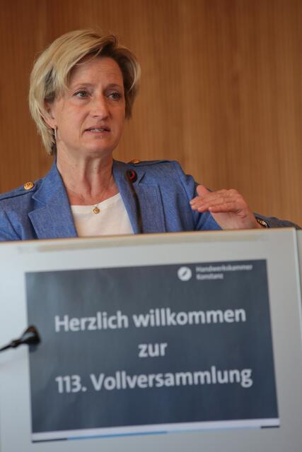 Wirtschaftsministerin Nicole Hoffmeister-Kraut | Foto: Oliver Hanser