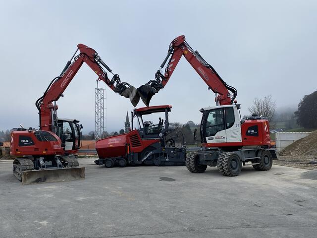 Modernste Maschinen helfen dem Unternehmen, stets nach hohen Standards die Arbeiten auszuführen. | Foto: Meier Strassen– und Tiefbau