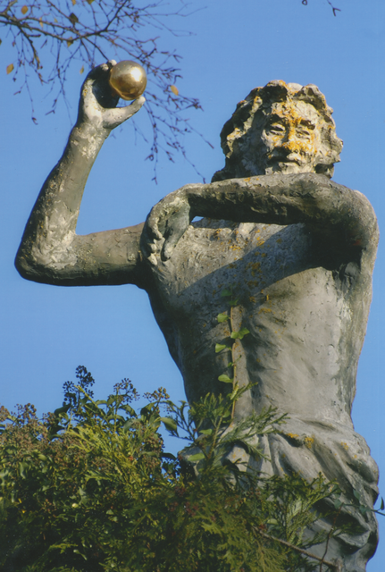 Kunstwerke wie „The Golden Apples“ von Ilja Kabakov im Stadtgarten bereicherten die Landesgartenschau 2000 | Foto: Stadtarchiv Singen