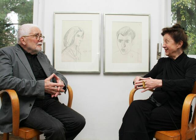 Werner und Helena Vayhinger im Doppelportrait. | Foto: Galerie Vayhinger