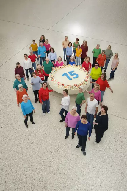 Der Pop/Gospelchor feiert 2025 sein 15-jähriges Bestehen. (Bild im Hochformat, bei Klick gibt es das Foto ganz zu sehen) | Foto: POGOS