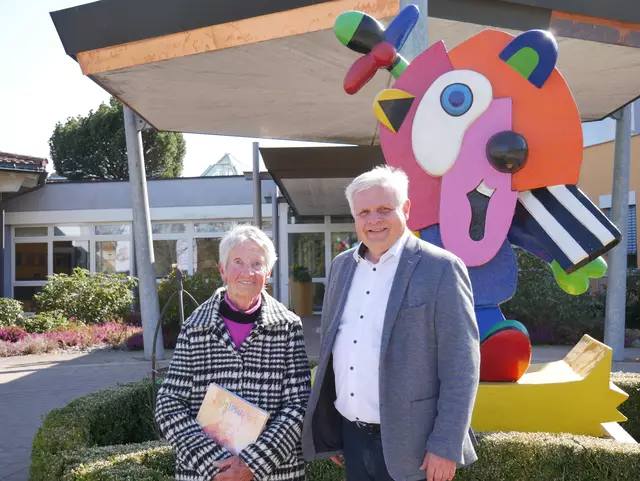 Erika Jetschmanegg und Geschäftsführer Thomas Müller | Foto: Nachsorgeklinik Tannheim