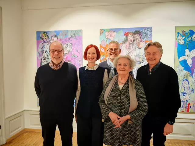 von links: Joachim Strate, Kerstin Schlegel, Dr. Wolff Voltmer, Marlis Faller, Siegfried 		     Lehmann
 | Foto: Rainer Schlegel