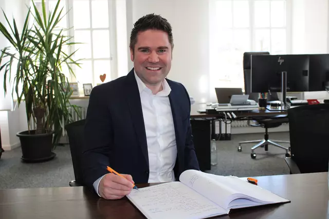 Bürgermeister Holger Mayer spricht im Interview mit dem Wochenblatt über das, was die Gemeinde Hilzingen ausmacht. | Foto: Tobias Lange