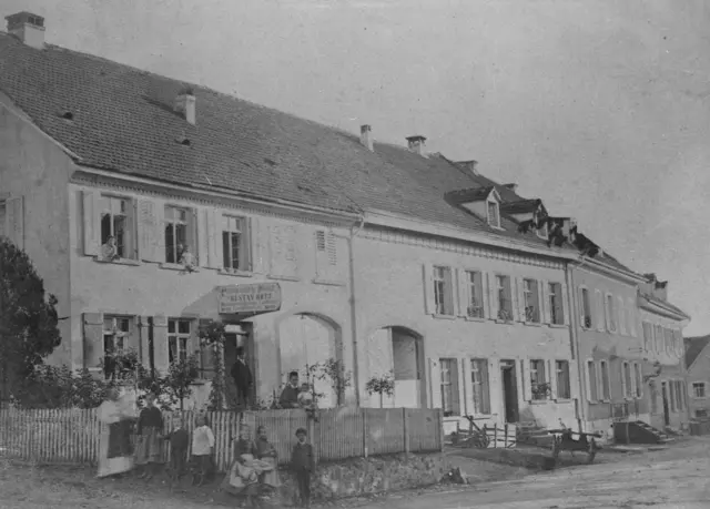 Photographische Anstalt Gustav Hotz in der Zoznegger Straße um 1900. | Foto: Stadtarchiv Stockach, R 2 Fotoarchiv Hotz GP 1113