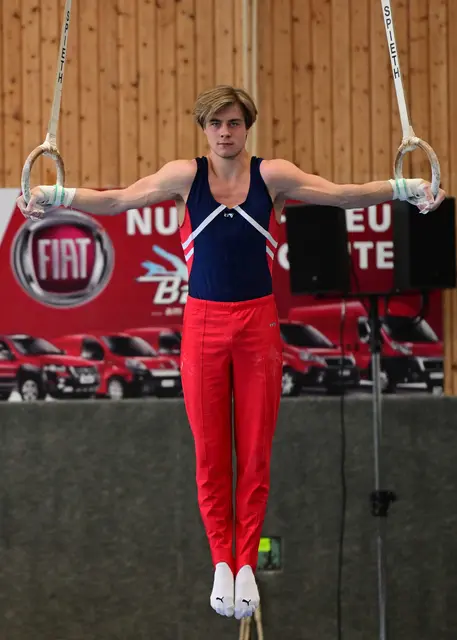 Julian Weller gehört zu den Top-Turner der Singener.  | Foto: Tim Leitenmair 