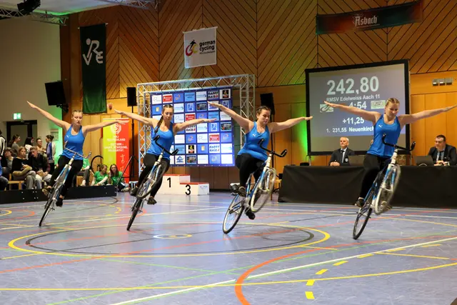 Konnte die Europameisterinnen + Vize-Weltmeisterinnen in der Ebersheimer Halle schlagen  - Sabrina Bürßner, Carolin Schmid, Alina Bötzer und Franziska Bötzer | Foto: Wilfried Schwarz