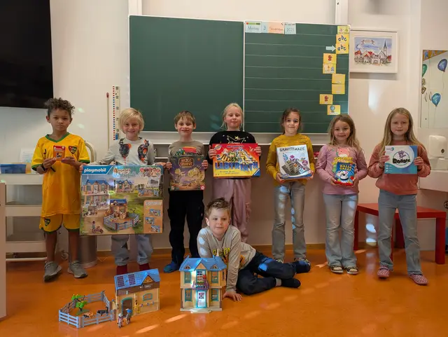 Dank der Initiative "Spielen macht Schule" verfügt die Grundschule Engen über eine Ausstattung für ein Spielezimmer. | Foto: Grundschule Engen