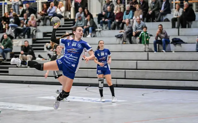 Einen knappen 28:27-Auswärtserfolg konnten die Damen 1 des TuS Steißlingen in Leinfelden-Echterdingen feiern.  | Foto: Stefan Matthis