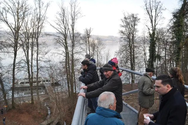 Bereits bei einer Begehung im Februar 2025, hier, sah man die Fortschritte an der Marienschlucht. Nun gab es Auskunft über die letzten Schritte. | Foto: Anja Kurz