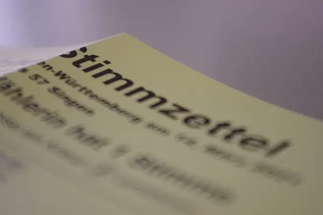 Ein Stimmzettel der Landtagswahl in Baden-Württemberg 2021. Für die im März 2026 anstehende Wahl gibt es zwei bedeutende Veränderungen. | Foto: swb-Archiv/of