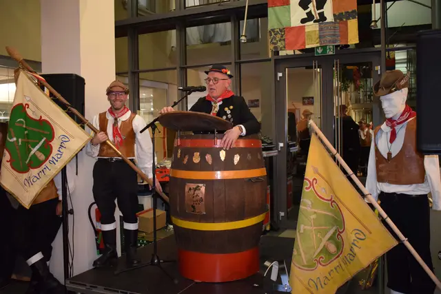 Roland Zimmer sorgte, mit seinem witzig-ironischen «Streifzug durch die braunen Bücher» für einen besonders tiefen Blick in die Seele der Gilde. | Foto: Achim Holzmann