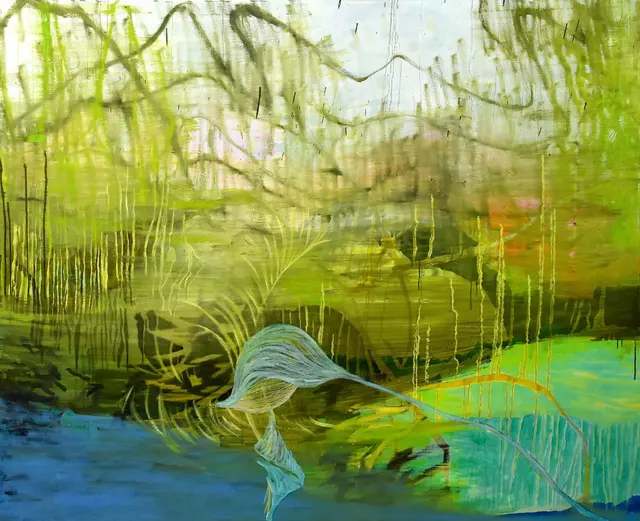 ephemer | 2022 | Öl auf Leinwand | 155 x 190 cm | Foto: Nicole Bold