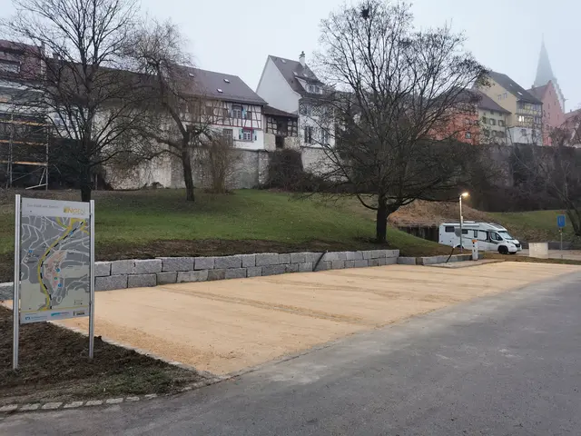 Noch herrscht Winterruhe: Die neu geschaffenen Stellplätze warten auf die ersten Gäste der kommenden Wohnmobilsaison.  | Foto: Stadt Engen