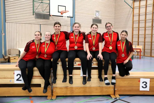 Das erfolgreiche Aacher Team - Emelie, Saskia, Mayla, Jana, Haylie, Anika, Koshi | Foto: Wilfried Schwarz