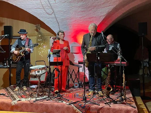 Das Dagmar Egger Quartett sorgte für einen vollbesetzten Gewölbekeller. | Foto: Frauengemeinschaft Hilzingen