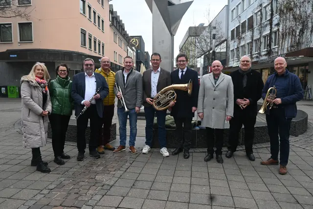 Die Vorfreude ist groß bei den Veranstaltern und Unterstützern der Blasmusik-Europameisterschaft, die in das Singener Stadtfest 2027 eingebettet wird. | Foto: Tobias Lange