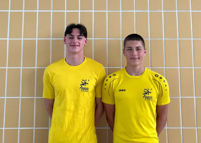 von links: Fabio Speranza und Kevin Scheiermann | Foto: SSF Singen
