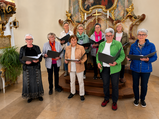 Das Frauenchörle der Frauengemeinschaft Hilzingen begleitete die diesjährige Maiandacht in Hilzingen. | Foto: Margit Maier