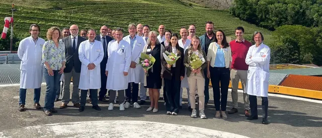 Vertreter des Onkologischen Zentrums Hegau-Bodensee am Hegau-Bodensee-Klinikum freuen sich über das bestandene Audit. | Foto: GLKN