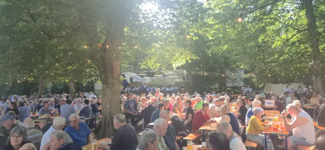 "Volles Haus" im Schnaidholz: Das Waldfest erwies sich erneut als Besuchermagnet. | Foto: Milena Barjasic