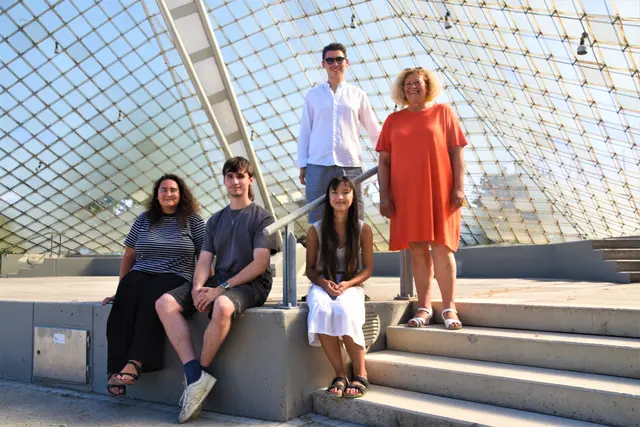 Freuen sich schon auf die erste Ausgabe der "Bodensee-Beats" (von links): Xenia Boxberger (Café Connect), Johannes Mangold, Nico Kuhn und Lisa Osswald (alle Jugendgemeinderat Radolfzell) und Eva-Maria Beller (Leitung Abteilung Kinder und Jugend Radolfzell). | Foto: Philipp Findling