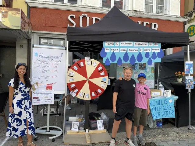 Aktion zur Finanzierung des Brunnen | Foto: Simone Abel