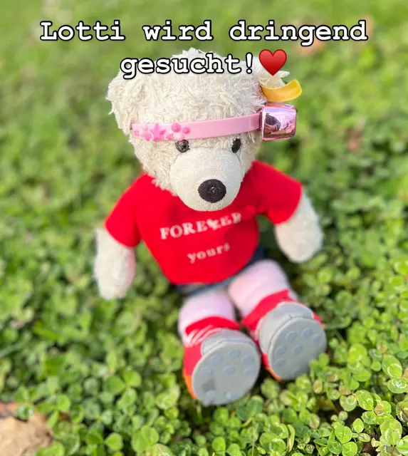 Sie ist wieder da - Lotti der Stoffbär ist wiedergefunden worden in Hilzingen. Ihre Besitzerin, die chronisch kranke Emilia ist laut ihrer Mutter sehr erleichtert. | Foto: privat