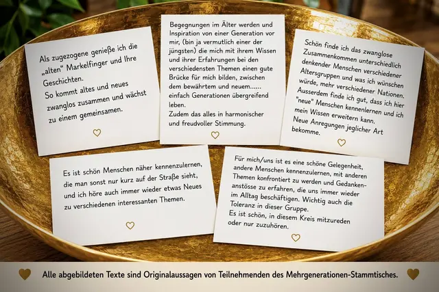 Der Mehrgenerationen-Stammtisch erhält tolles Feedback zu seinem zwei-jährigem Bestehen.  | Foto: Marina Uhlenbrock