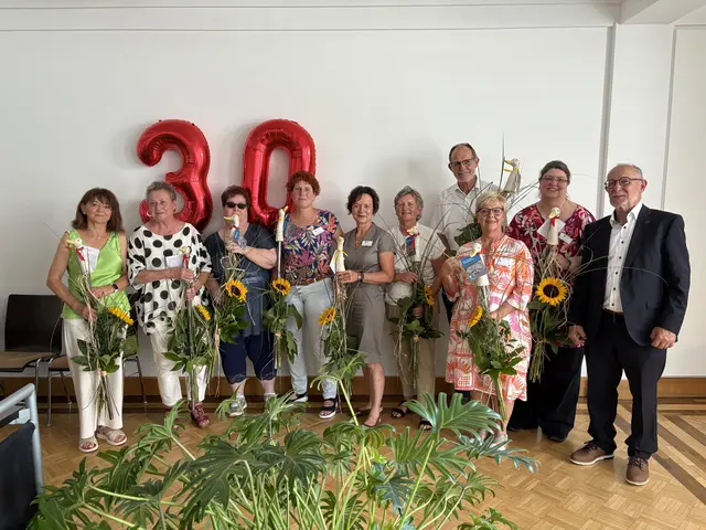 Das Team des Pflegezentrums St. Verena konnte kürzlich sein 30-Jähriges Bestehen feiern.  | Foto: Tanja Graf