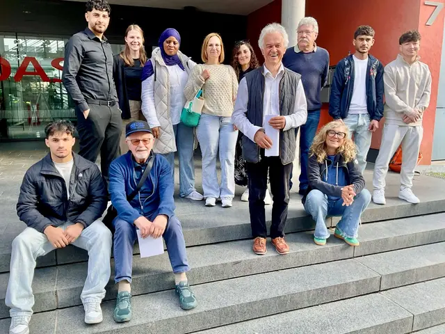 Die inSi-Aktiven bei der Teilnahme am diesjährigen Tag des offenen Handwerks. Nach ihrem erfolgreichen Hauptschulabschluss streben Sie in der Regel eine Ausbildung an. | Foto: Bernhard Grunewald