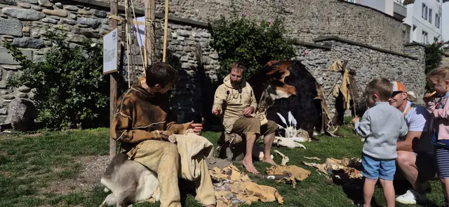 Eines der Highlights beim Altstadtfest waren die Zeitinseln, auf denen Klein und Groß das Leben von vor vielen hundert Jahren entdecken und erleben konnten.  | Foto: Milena Barjašić