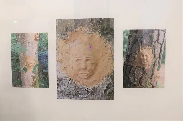 Im Zuge eines Waldprojektes entstanden diese Bilder, die anhand mit Ton geformt worden sind. Dabei setzten sich die Kinder mit ihren Gefühlen auseinander. | Foto: Juleda Kadrija
