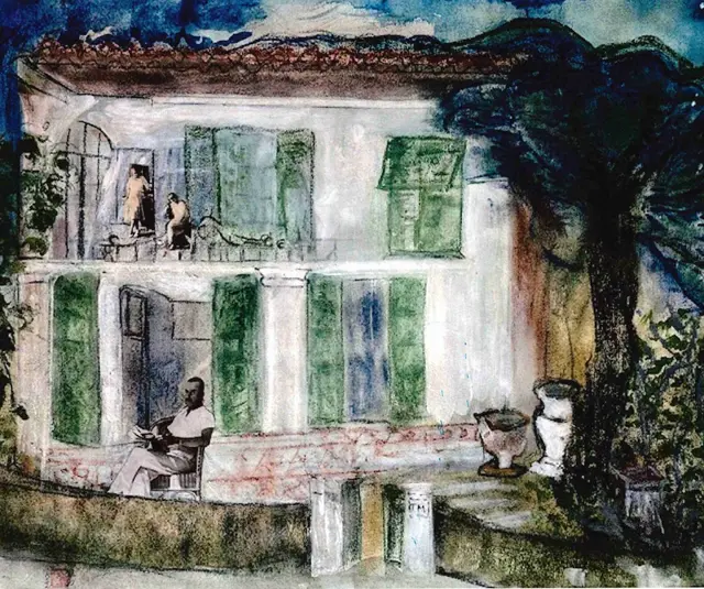 Angela Becker-Fuhr, "La Tranquille", 2022 (bewohnt von Thomas Mann) | Foto: •  Angela Becker-Fuhr